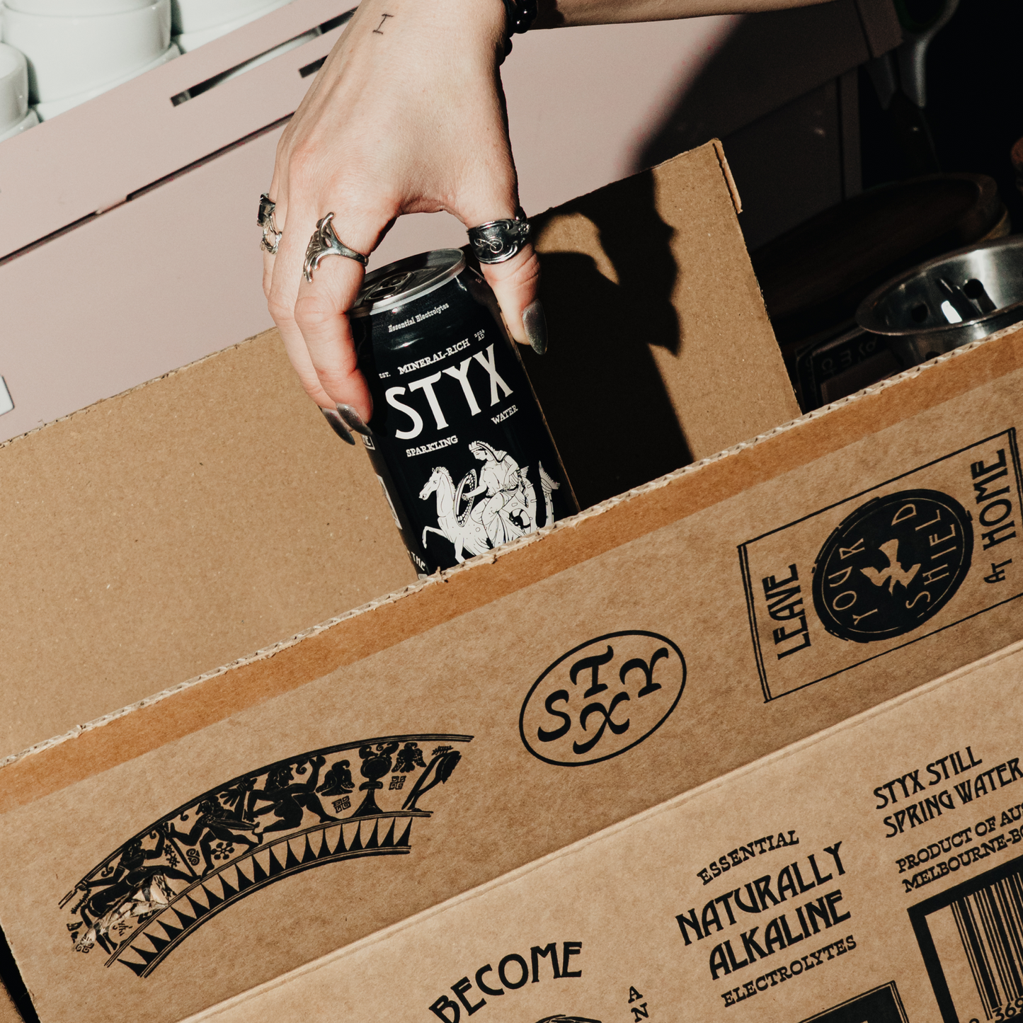 STYX™ SPARKLING Spring Water (24x440mL) | AVAILABLE
