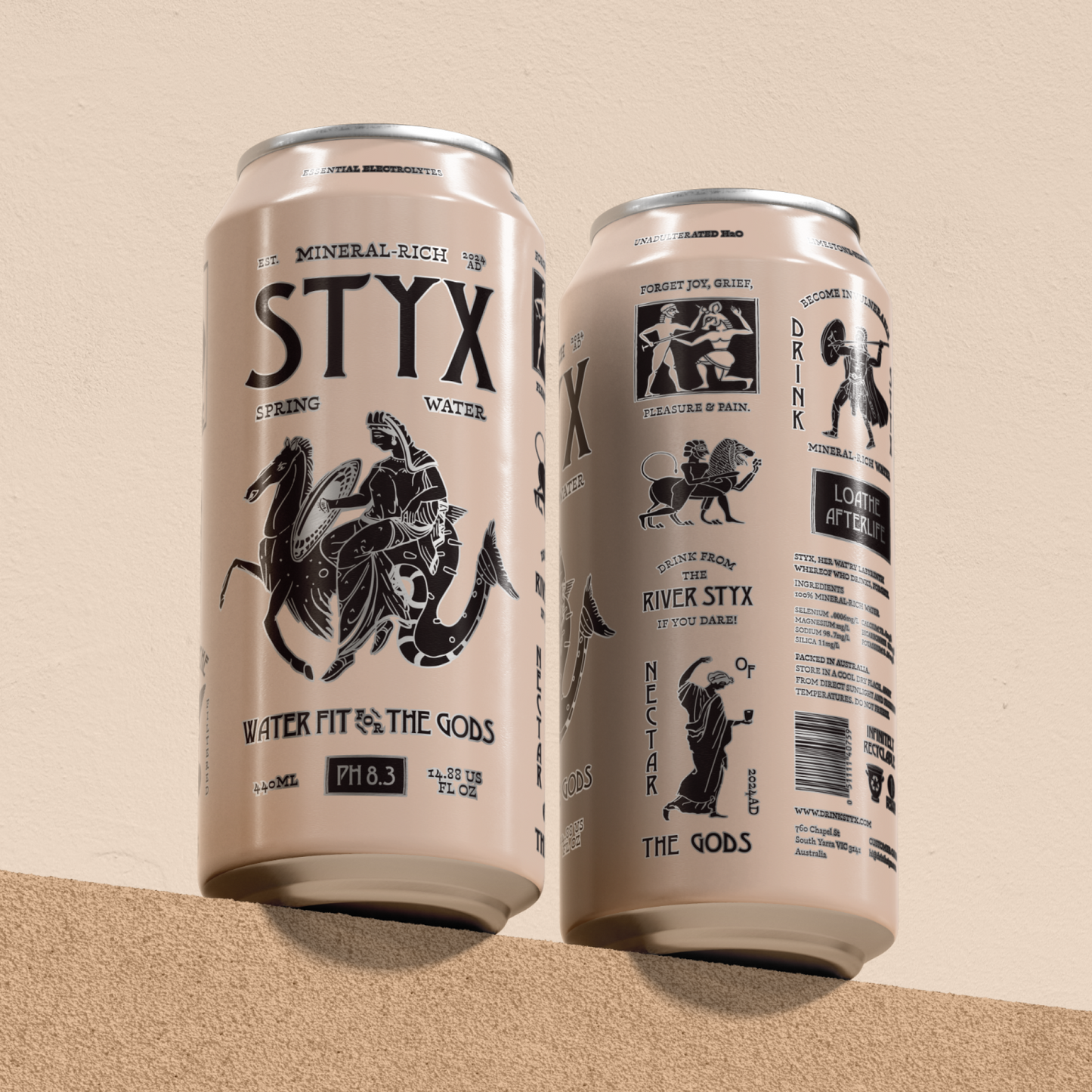 STYX™ STILL Spring Water (24x440mL) | AVAILABLE