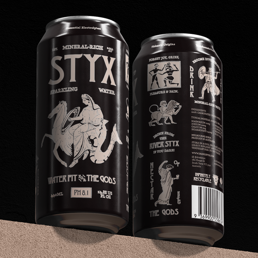 STYX™ SPARKLING Spring Water (24x440mL) | AVAILABLE
